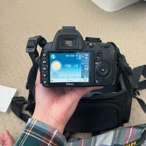 Nikon DSLR Camera Body in Black with Clear Rear LCD Display